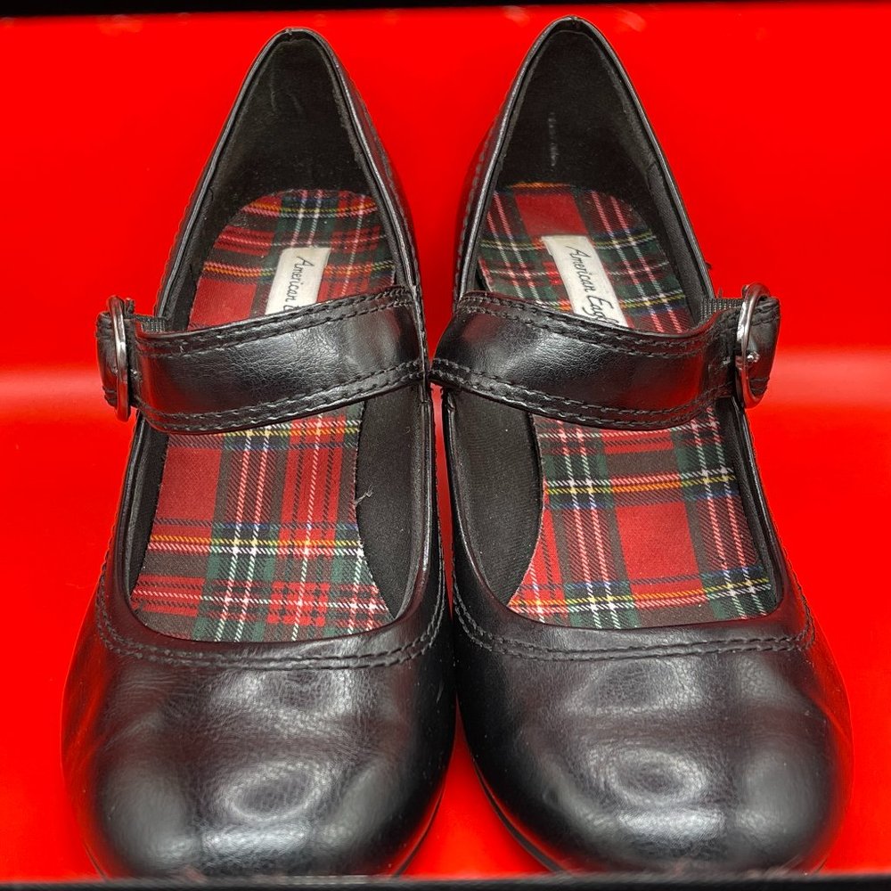 American Eagle Black Mary Jane Style Shoes - Size 10